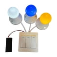 thumbnail image 4 of arctrm Interrupteur Lumineux Planche Sensorielle Pièce Accessoires de Planche Occupée Motricité Fine Sensoriel Blanc Jaune Bleu, 4 of 9