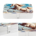 thumbnail image 4 of Horse Jewelry Organizer Travel Organizer Display Case - PU Leather with Removable Compartment, Portable, 4 of 6