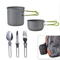 thumbnail image 2 of Outdoor Camping Cooking Set Portable Cookware Picnic Set Pot / Ensemble de cuisine de camping extérieur portatif, 2 of 7