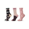 thumbnail image 5 of MeMoi Women's 3 Pair Pack Fashion Crew Socks - Womens - Female, 9-11, Black-Black, 5 of 11