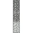 thumbnail image 2 of Unique Loom Outdoor Modern Collection Area Rug - Origami (2' 7" x 12' Runner Black and White), 2 of 6