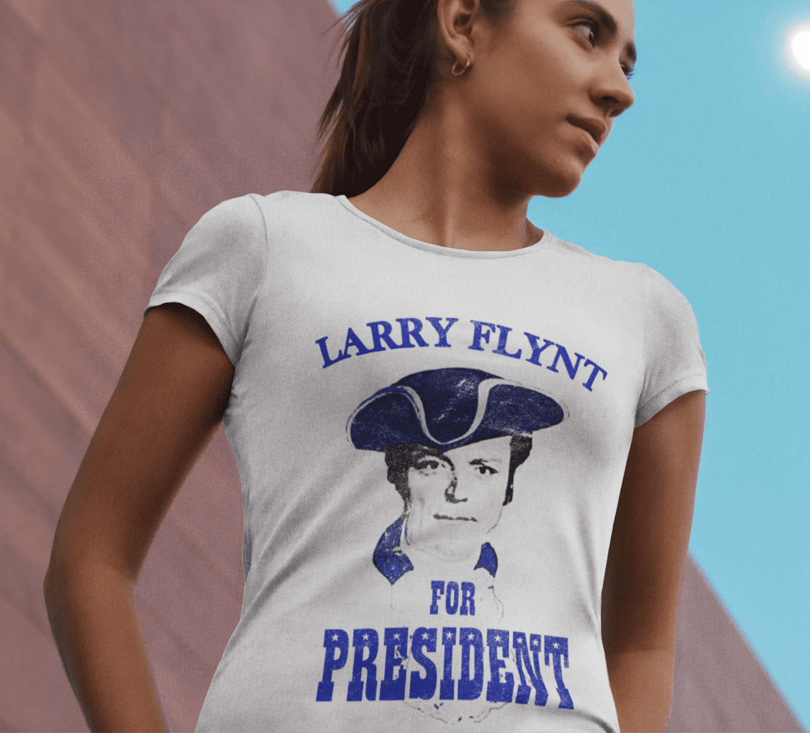 Hustler Tee: Hustlers Larry Flynt For President Jordan | Ubuy