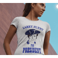 thumbnail image 2 of Hustler Tee: Hustler's Larry Flynt For President Vintage Bicentennial T-Shirt, 2 of 2