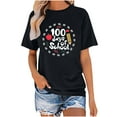 thumbnail image 2 of Lilgiuy Teacher Shirt for Women Go to School Retro Shirts Fun Teacher Graphic Tshirt Casual Teachers Appreciation Celebration Holiday Gift Tee Tops (Black,S), 2 of 4