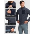 thumbnail image 5 of Pioneer Camp Men's Fleece Jackets Full Zip Lightweight Winter Warm with Zipper Pockets Athletic Camping Outwear Coat, 5 of 6