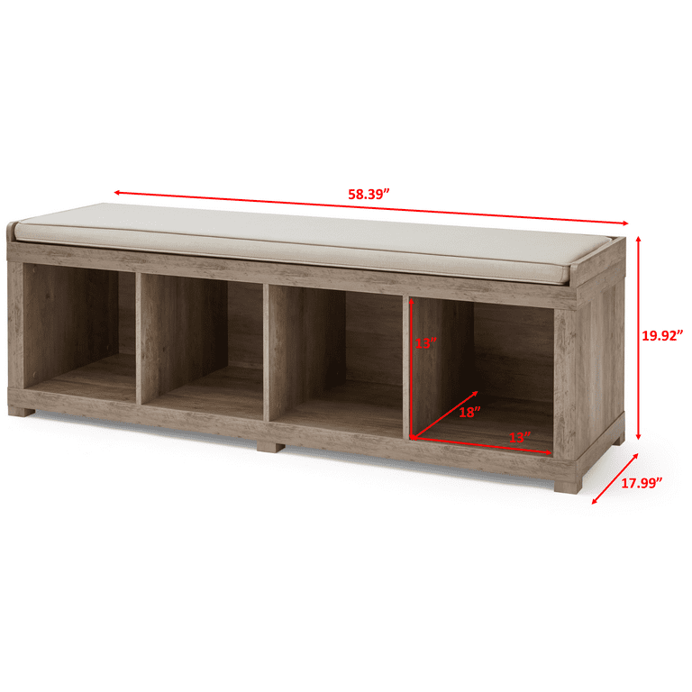 4 cube storage bench ikea hotsell