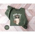thumbnail image 4 of PAVIG Boo-Jee Ghost Halloween Sweatshirt, Leopard Coffee Bougie Crewneck, 4 of 7