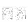 thumbnail image 3 of Corgi Dog Stencils-Mylar 2 Pieces of 14 Mil 8" X 10" - Painting /Crafts/ Templates, 3 of 3