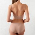 thumbnail image 1 of WILLBEST Brasier Transparente Mujer Conjunto De Lencería De 2 Piezas Con Escote En V Y Sin Costuras Para Mujer, Sujetador Sin Relleno Y Halter, 1 of 3