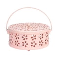 thumbnail image 3 of Soporte Portátil para Bobina Mosquitos Con Asa Incienso Metal () Rosa, 3 of 5