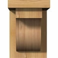 thumbnail image 2 of 5 1/2"W x 8"D x 8"H Del Monte Smooth Corbel w/Backplate, Western Red Cedar, 2 of 9