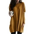 thumbnail image 6 of New Autumn Long Sleeve Casual Pocket T-shirt Top For Women, 6 of 11