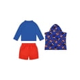 thumbnail image 2 of Character Toddler Boy Rash Guard Swim Set with Coverup, 3- Pieces, Sizes 12M- 5T, 2 of 6