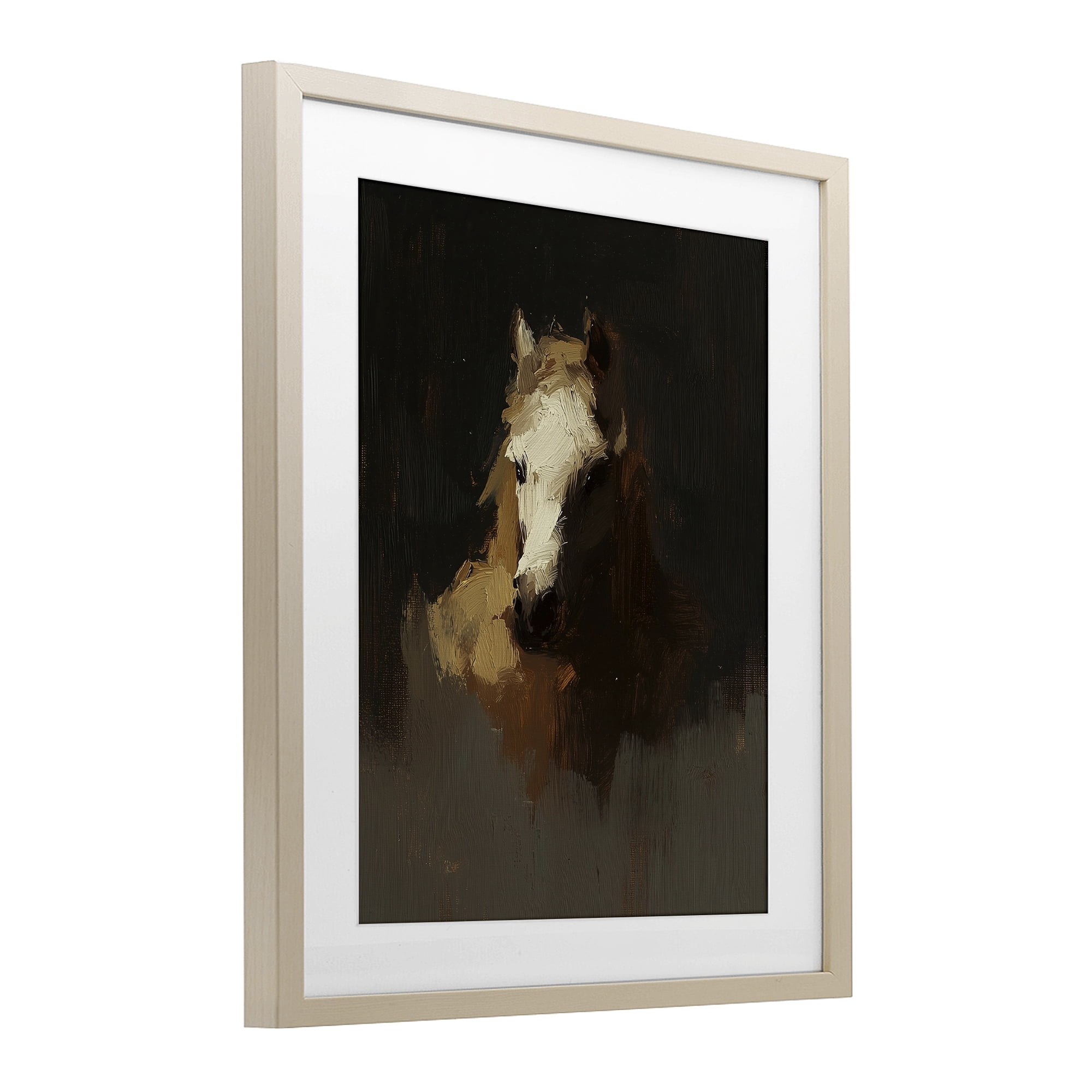 Stupell Industries Abstract Rider Horse Illusion Birch Framed Print Under Glass, design by Svetlana Aleynikova