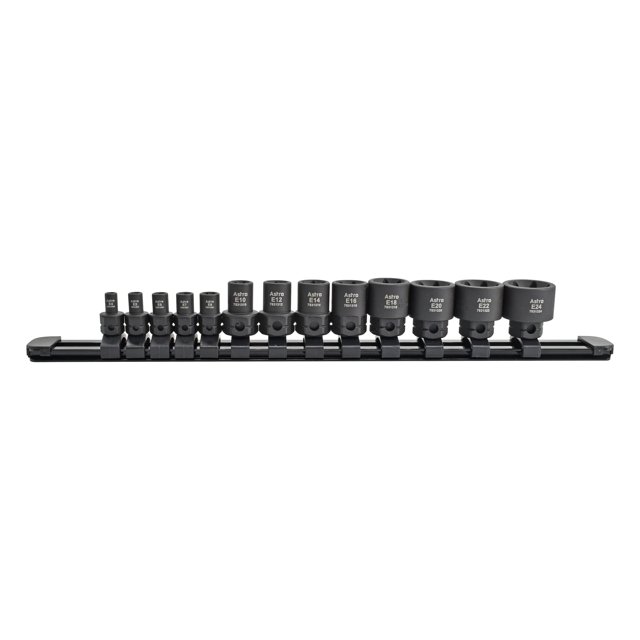 Juego de enchufes Astro Tools 78313, 13 unidades, 1/4 y 3/8 unidades Torx