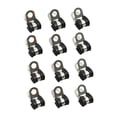 thumbnail image 1 of 12x Abrazaderas De Cable 3/16 Motocicleta Bicicletas Abrazadera De Tubo De Freno Clips P Forrados De Goma, 1 of 7