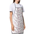 thumbnail image 4 of Fuzoiu Playing Rabbit Print Kitchen Cooking Aprons,Kitchen Cooking BBQ Aprons,Chef Apron with 2 Pockets for Men Women,Art Aprons for Painting Pottery Ceramics, 4 of 7