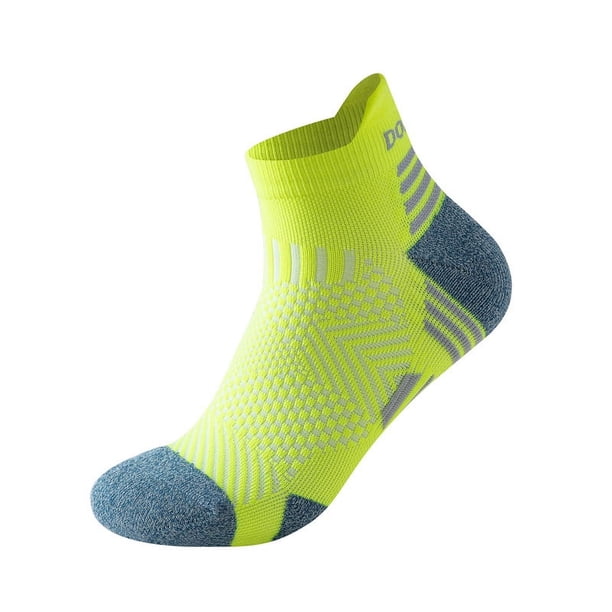 Calcetines para correr maratón para hombres y mujeres, calcetines deportivos con fondo de toalla engrosado, calcetines náuticos de tubo corto y caña baja