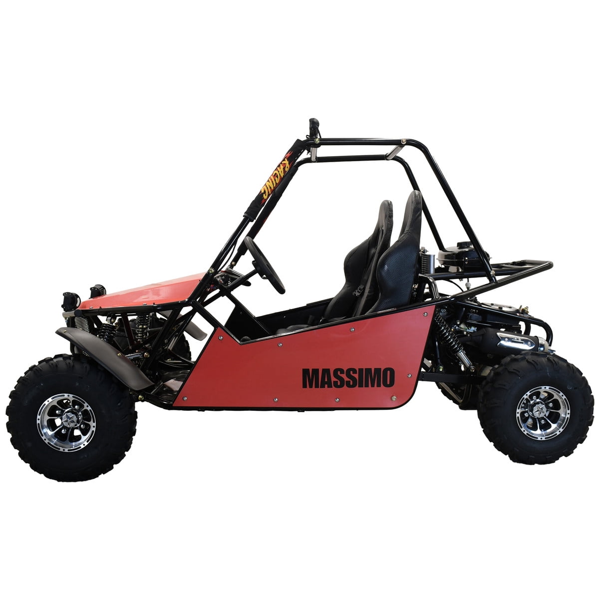 Massimo GKM 200 Go Kart 4 Stroke 177cc 2WD -Red