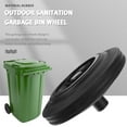 thumbnail image 4 of BESTYASH Rubber Trash Can Wheels for Wheelchair Use Lightweight Smooth Moving 2 Pcs, 4 of 5