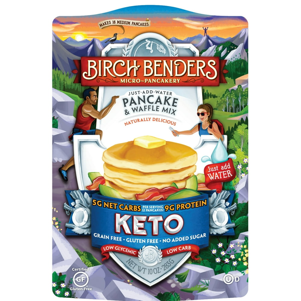 Birch Benders Keto Pancake & Waffle Mix, 10 oz - Walmart.com - Walmart.com