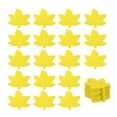 thumbnail image 1 of Uxcell Marqueurs de Tapis 4 Pouces, 50 Pcs Points en Forme de Feuille pour Décoration de Classe, Jaune, 1 of 7