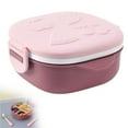 thumbnail image 2 of Fiambrera Yuarrent Contenedor de Alimentos Acero Inoxidable 400ml Rosa, 2 of 6