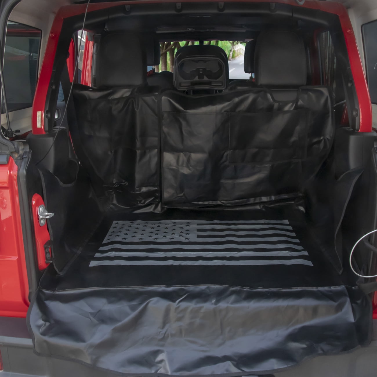 MFC Cargo Liner Pet Seat Proof Covers Dog Seat Covers Compatible with for 2007-2017 Jeep Wrangler JK 2018-2020 Jeep Wrangler JL 4-Door 600D Oxford Odorless ( USA Flag) MFC Cargo Liner Pet Seat Proof Covers Dog Seat Covers Compatible with for 2007-2017 Jeep Wrangler JK 2018-2020 Jeep Wrangler JL 4-Door 600D Oxford Odorless ( USA Flag)