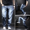 thumbnail image 5 of Pantalones vaqueros holgados de verano con bolsillos para hombre, ropa de trabajo, estilo grunge, estilo gótico, Y2k, años 2000, 5 of 5