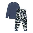 thumbnail image 2 of Wonder Nation Boys Long Sleeve Graphic Top with Jogger Pants Sleep Pajama Set, Sizes 4-18, 2 of 4