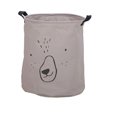 thumbnail image 1 of Cesto plegable impermeable para la colada, gran capacidad, algodón, lino, artículos diversos para niños, bolsa de estilo bonito, organización Almacenamiento y organización del hogar Gris/L Billuyoard HA082397-08, 1 of 6