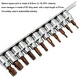thumbnail image 2 of Lefu 11PCS 3/8 1/4inch Drive Alloy Torx Screwdriver Bits Socket Bit T10-T60 Hand Tool, 2 of 8