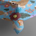 thumbnail image 3 of Basset Hound Dog and Flower Rectangle Tablecloth 60"x84",Waterproof Polyester Rectangle Table Cloth, Wipeable Spillproof Polyester Tablecloth for Dining, Camping, Indoor and Outdoor, 3 of 5