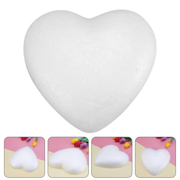 NIYANGLE Flower Decoration Craft Foam Heart Shaped Diy Craft 1Pcs 11X9.8X2In