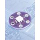 thumbnail image 2 of Placa de píxeles LilyPad jixopn, módulo LED RGB WS2812 5050, módulo de controlador LED a todo color WS2812, módulo de desarrollo LED RGB WS2812 para Arduino, kit DIY, 2 of 8