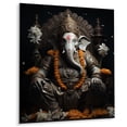 thumbnail image 2 of Designart "Ganesha s Divine Presence in Hinduism I" Hinduisim Metal Wall Art Prints, 2 of 5