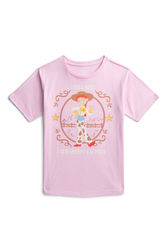 Toy Story Girls New Sheriff In Town Graphic T-Shirt, Sizes 4-16