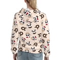 thumbnail image 7 of Salouo Panda Ice Creams Donuts Pattern Hoodie Sweatshirts for Women, Autumn Pullover Hoodie Workout Sweat Women's Long Sleeve Preppy Sweatshirts-X-Large, 7 of 7