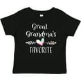 thumbnail image 3 of Inktastic Great Grandmas Favorite Heart Great Grandchild Boys or Girls Baby T-Shirt, 3 of 5
