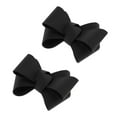thumbnail image 1 of 2 Unids Lazo de Liencia Forma Maripoisa Bowknot Ornamento Pinza de Zapatos Negro Yuyangstore Encantos de zapatos de Bowknot, 1 of 8