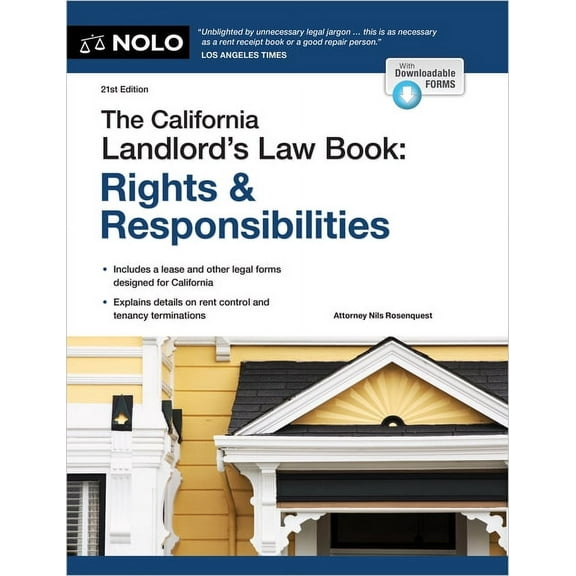 The California Landlord's Law Book: Rights & Responsibilities, (Paperback)