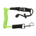 thumbnail image 4 of Kayak Paddle Leash Rafting Canoa Kayak Tabla De Surf Herramienta Cuerda De Amarre En Espiral Verde, 4 of 8