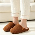 thumbnail image 6 of CHICVOMEY Fuzzy Slippers for Women Men Indoor Bedroom House Shoes Soft Furry Slip on Cozy Comfy House Slippers for Women, 6 of 8