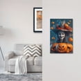 thumbnail image 5 of Haiem Modern Style Pumpkin Witch Pattern Decorative Wall Plates, 1-Gang 5.0" x3.0", Unbreakable Thermoplastic Faceplate Cover for Decorator Receptacle Outlet & Switch-Style V, 5 of 6