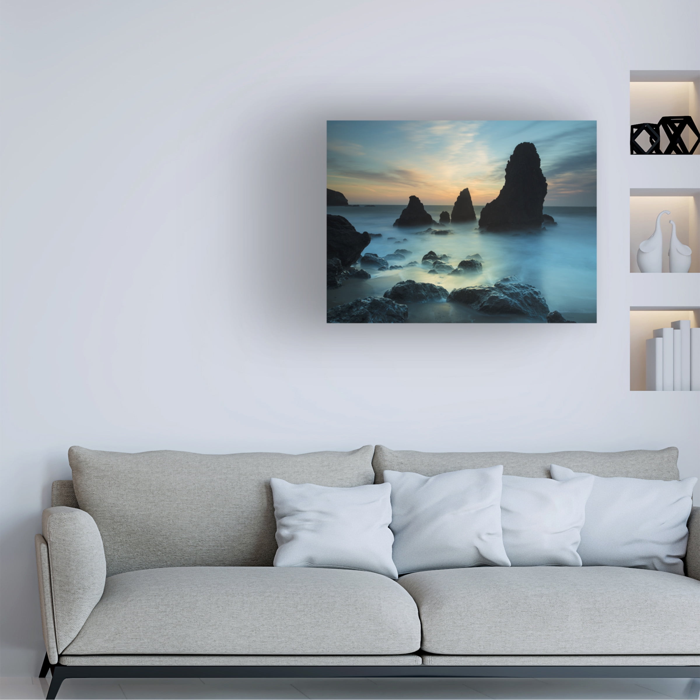 Trademark Fine Art "Rodeo Beach I" Canvas Art by Moises Levy