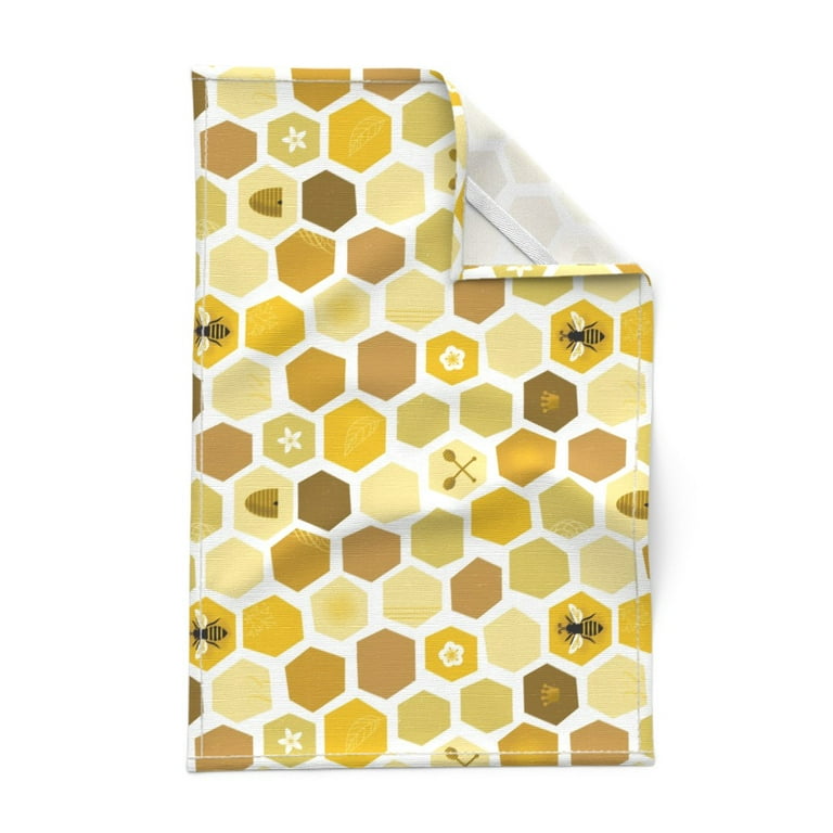 Honey Bee Tea Towel Kitchen Towel -   Bee decor, Printed tea towel,  Honey bee