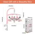 thumbnail image 5 of Blublu Park Baby Crib Musical Mobile, Woodland Rotating Toys 3 Modes 12 Lullabies Nursery Decor, Pink, 5 of 8