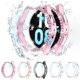 thumbnail image 1 of 5+5 Pack Bling Case Compatible for Samsung Galaxy Watch 5/Galaxy Watch 4 44mm with Screen Protector, 5 Pack Waterproof Screen Protector Film and 5 Pack Hard PC Diamond Protective Face Cover Set, 1 of 5