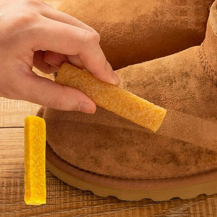 Xecvkr Magic Eraser Cleaning Sponge for White Shoes Suede Leather Scuff Mark Remover 3.15 x 1.10 x 0.39 Inches Orange