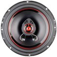 thumbnail image 1 of Altavoz coaxial para coche Audiopipe de 6,5" (CSL-1622AR), bidireccional, 250 vatios, cono de inyección, borde de goma, bobina móvil ASV de 1", tweeter de Mylar de 30 mm, fácil instalación, larga dura, 1 of 5